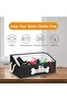 Collapsible Fabric Dog Toy Box and Storage Bin With Handle - Trapezoid Basket Chest Organizer for Pe - 2