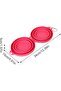 Dog Food Bowl Silicone Dishwasher Safe Foldable Containers - 5