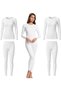 Thermal Underwear for Women Warm Base Layers Soft Long Johns Leggings Fleece Lined Sleepwear Top Bottom Pajama Set Winter Cold Weather Snow Slim Fit Shirts Lightweight Skiing Yoga Training
