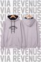 Los Angeles - California Printed Unisex Wide Fit Hoodie Sweatshirt - 3 Thread Fleece Hood Lining with Drawstring Detail