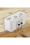 Desk Side Storage, Side Desk Organizer, No Drill Hanging Desk Organizer with 4 Large Pockets, Table - 7