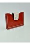 Genuine Leather Handmade Snap Fastener Card Holder and Minimal Wallet Tan & Cream Drc100