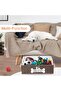 Collapsible Fabric Dog Toy Box and Storage Bin With Handle - Trapezoid Basket Chest Organizer for Pe - 5