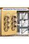 2 Pack Pot Lid Organizer for Cabinet, 2 in 1 Wall Mount & Adhesive Pot Lid Holder Rack for Kitchen S - 4