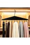 Belt Hanger for Wardrobe 22 Hooks Wooden Portable Tie Rack Storage - 3