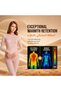Thermal Underwear for Women Warm Base Layers Soft Long Johns Leggings Fleece Lined Sleepwear Top Bottom Pajama Set Winter Cold Weather Snow Slim Fit Shirts Lightweight Skiing Yoga Training - 3