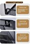 5 Tier Mesh Wall File Organizer,3 Pockets vertical Mount Hanging Organizer with Top/Bottom Tray | 2 - 3
