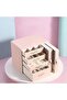 Multi-Layer Large Capacity Jewellery Box Storage Box for Jewellery Desktop Multi-Function PU Pink Wa - 2