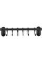 Kitchen Utensil Rack for Home, Wall Storage (Silver Black 30cm /