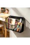 Wall Hanging File Holder Magazine Holder Hanging Vertical Wall Organizer Space Saving Metal Mesh Poc - 5