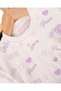 Baby Girl Seasonal Heart Printed 6-9-12-18-24 Months 2 Thread Top and Bottom Set - 3