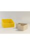 3D-Printed Pistachio Bowl - Dual-Chamber Shell Separator Serving Bowl - Yellow-Beige HB006 - 2