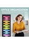 Pocket Chart Organizer with 10 Pockets, Hanging Wall File Organizer, Wall Mounted Pocket C - 2