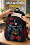 Bat Themed Hero Primary School School Bag Children's Student Backpack Daily Use 38 X 27 X 16 - 3
