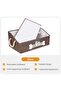 Collapsible Fabric Dog Toy Box and Storage Bin With Handle - Trapezoid Basket Chest Organizer for Pe - 6