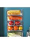 Borkvij Refrigerator Organizer Drawer, Double Layer Refrigerator Organizer, Stackable and Reusable, Container Set - 7