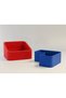 3D-Printed Pistachio Bowl - Dual-Chamber Shell Separator Serving Bowl - Red and Blue HB006 - 2