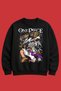 One Piece Monkey D. Luffy Gear 5 Printed Unisex Oversize Black Sweatshirt – Anime Manga Design - 3