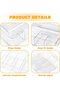 Hair Accessories Organizer Clear Acrylic Stackable Storage Box - 3