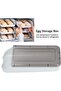 Egg Container for Refrigerator, Storage Box Drawer & Egg Holder, Stackable Smart Egg Container with Lid - 6