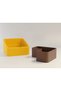 3D-Printed Pistachio Bowl - Dual-Chambered Shell Separator Serving Bowl - Yellow-Brown GEN01 - 2