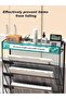 5 Tier Mesh Wall File Organizer,3 Pockets vertical Mount Hanging Organizer with Top/Bottom Tray | 2 - 2