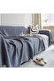 Chenille Sofa Blanket Cover, Weave Jacquard Sofa Throws Large Solid Color 1 2 3 4 Seater Sofa Throw - 3