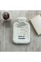 Hello Everyone Written Ribbon White Plush Hot Water Bag 1 Lt – Soft Cover, Long-Lasting Warmth