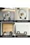 4 Pack Pot Lid Holders with Hook, Pot and Pan Hangers for Kitchen Inside Cabinet Wall Mount Rack Cab - 7