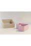 3D-Printed Pistachio Bowl - Dual-Chamber Shell Separator Serving Bowl - Beige-Pink GEN01 - 2