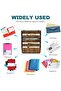 Wall File Organizer for Office, 5-Tier Rustic Hanging File holder Wall Srorage Rack for Literatu - 2
