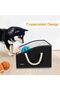 Collapsible Fabric Dog Toy Box and Storage Bin With Handle - Trapezoid Basket Chest Organizer for Pe - 4