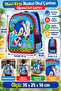 Blue Hedgehog Primary School School Bag Children's Student Backpack Character Themed 35 X 25 X 16 - 5