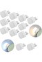 12 pcs USB Plug-in Night Lights, Round Mini Night Lights, Portable Night Lights, Soft Light Eye Prot