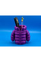 3D Printed Inflatable Coat Pen Holder - Desktop Organizer-Purple - 2