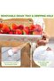 4 Pack Stackable Refrigerator Organizers by Intabi, Pull-Out Fridge Storage Containers with Lid, Organizer - 3