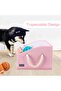Collapsible Fabric Dog Toy Box and Storage Bin With Handle - Trapezoid Basket Chest Organizer for Pe - 4