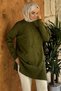 Khaki Gülseli Hijab Knitwear Tunic - 4