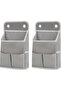 banapoy 2 Pack Wall Hanging Storage Bags with 4 Hooks (Hanging Storage Bag)