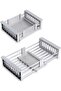 Foldable Dish Drying Rack Over Sink Multifunctional Kitchen Sink Basket Stretchable Drainer Rack Dra