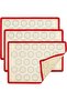3Pcs red Silicone Macaroon Baking Mat Uniform Heating Cake Baking Mat Non Stick Macaroon Oven Pad La