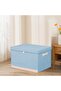 Fabric Storage Bins with Lids, Durable Closet Organizer with Handle, Foldable Storage Box for Clothes, Quilt, Blanket - 2