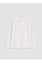 Vizyon New Season White Crew Neck Boys' T-Shirt