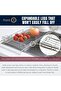 Stainless Steel Dish Drying Rack for Kitchen Sink, Adjustable Side Supports 48-60cm, Foldable Low Pr - 2