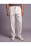 Men's Relaxed Fit Linen Trousers White