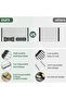 BBXTYLY Black Expandable Roll Up Dish Drying Rack Up to 22.8''with 2 Storage Baskets,Over The Sink R - 4