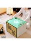 Fabric Storage Box, Kitchen Drawer Organiser, Foldable Wardrobe Organiser, Non-Woven Fabric St - 3