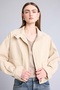 Water Repellent Balloon Fit Hooded Zippered Coat H1543Ax26Au