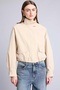 Water Repellent Balloon Fit Hooded Zippered Coat H1543Ax26Au - 2
