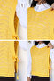 Yellow Gülseli Women's Side-Tie Knit Sweater - 5